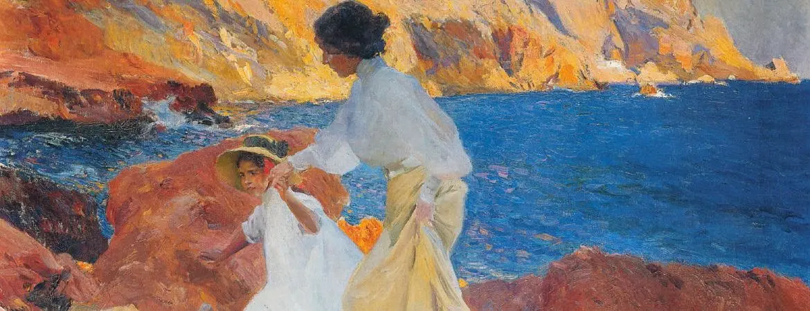 Clotilde et Elena parmi les rochers de Jávea, Sorolla. | Wikimedia