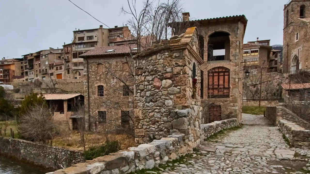 Vista panorámica de Bagà, Barcelona