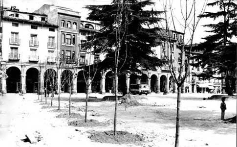 Foto Antigua de la Plaza del Mercado de Logroño