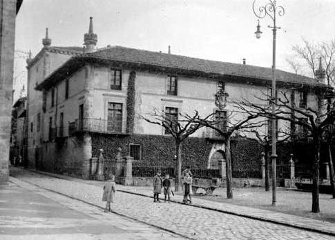 Centro de Oñati en los años 50 del siglo XX