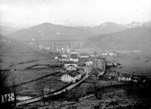 Antigua panorámica de Ormaiztegi