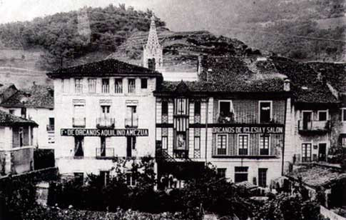 Casas del Antiguo Taller de Organeros de Aquilino Amezúa en Azpeitia