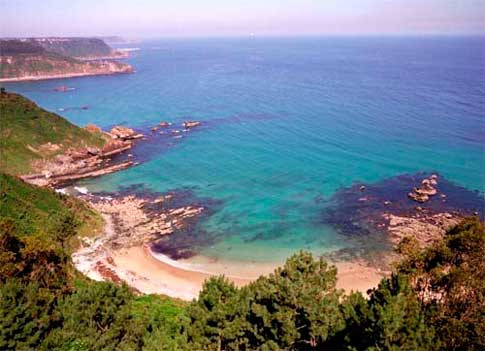 Playa de las Llanas en Muros de Nalón