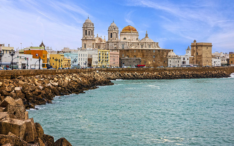 Promenades en bord de mer d’Espagne. Cadix