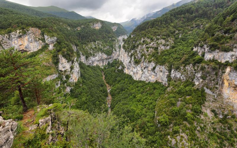 Gorges d’Escuaín depuis le Mirador de Revilla