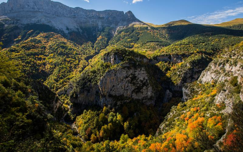 Alentours des Gorges d’Escuaín en automne