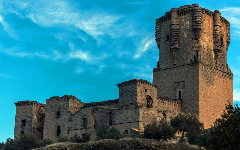Le donjon du château de Belalcázar accapare toute l’attention