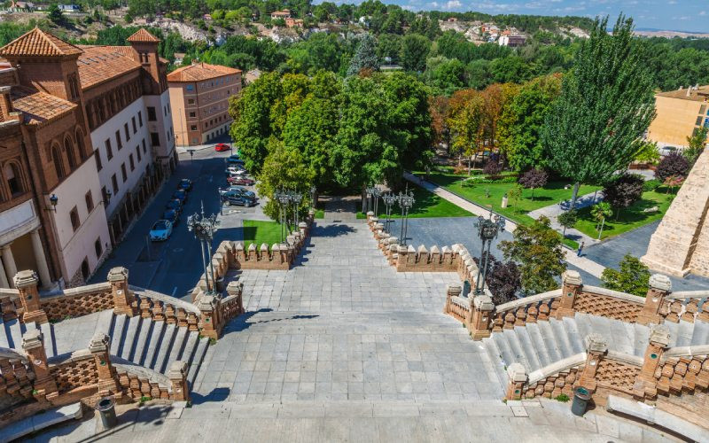 Du haut de l'escalier de Teruel