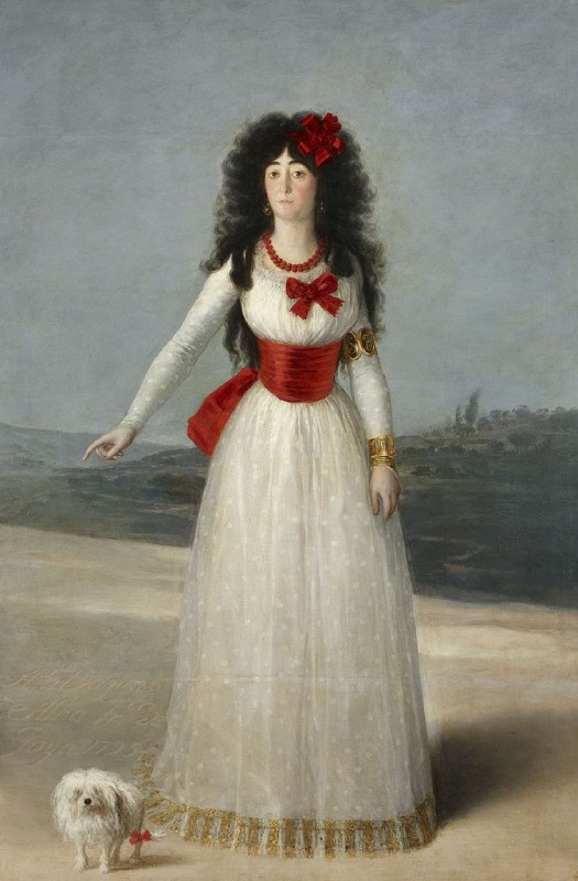 La duchesse d'Albe par Francisco de Goya