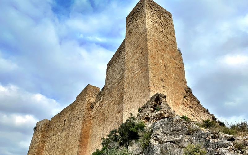 Mur et tour de Miravet