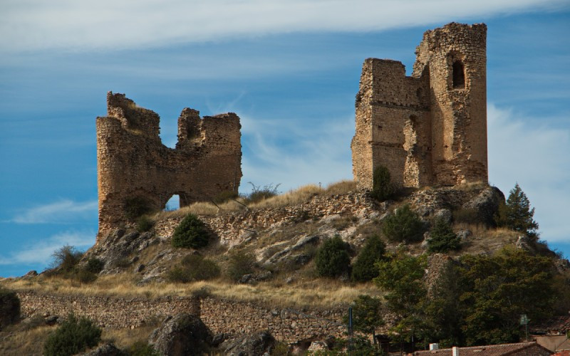 Le château de Pelegrina, mirador sur toute la vallée de la rivière Dulce