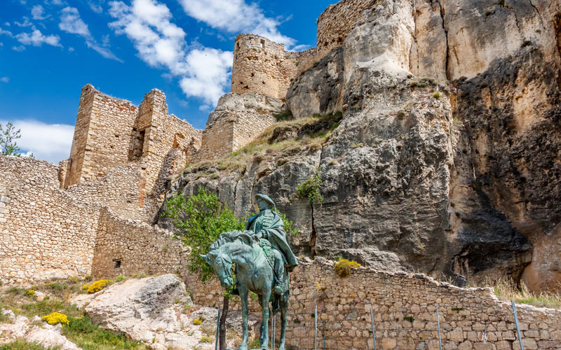 Statue en l'honneur de Ramón Cabrera Griñó, tigre du Maestrazgo