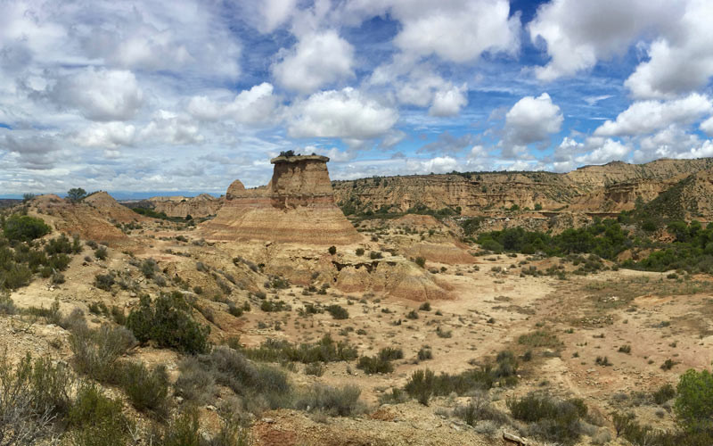 Vue panoramique du tozal Solitario