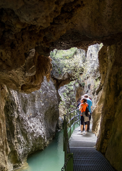 Route à travers le Canyon des Arcos, Sierra d’Albarracín 