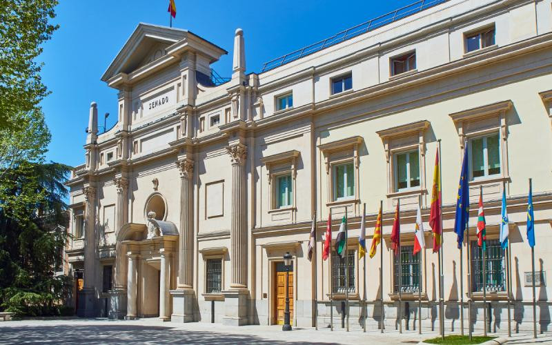 Palais du Sénat à Madrid