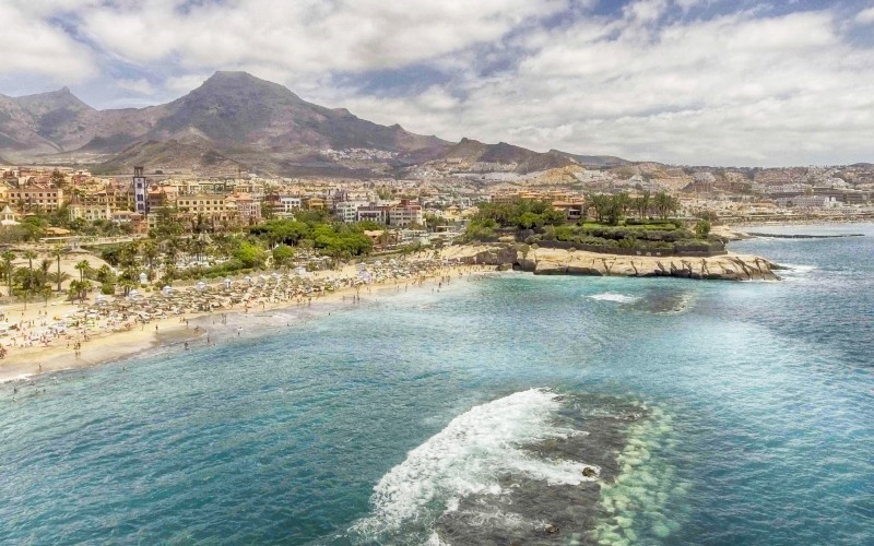 La plage de Las Américas à Tenerife 