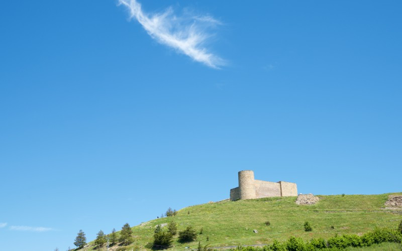 Le château de Medinaceli est le gardien solitaire de la région