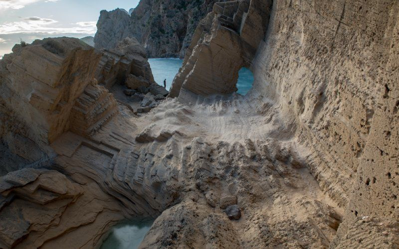 Vue panoramique de l'Atlantis à Ibiza