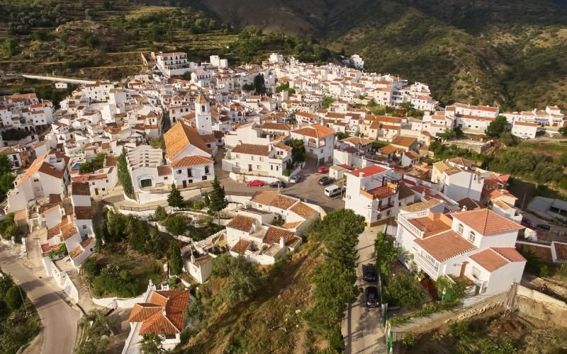 Vue aérienne du village