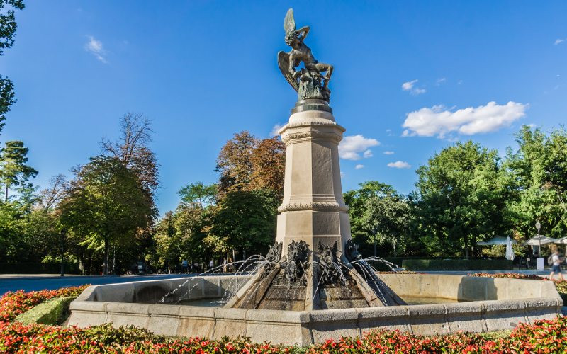 Fontaine de l'ange déchu, Madrid