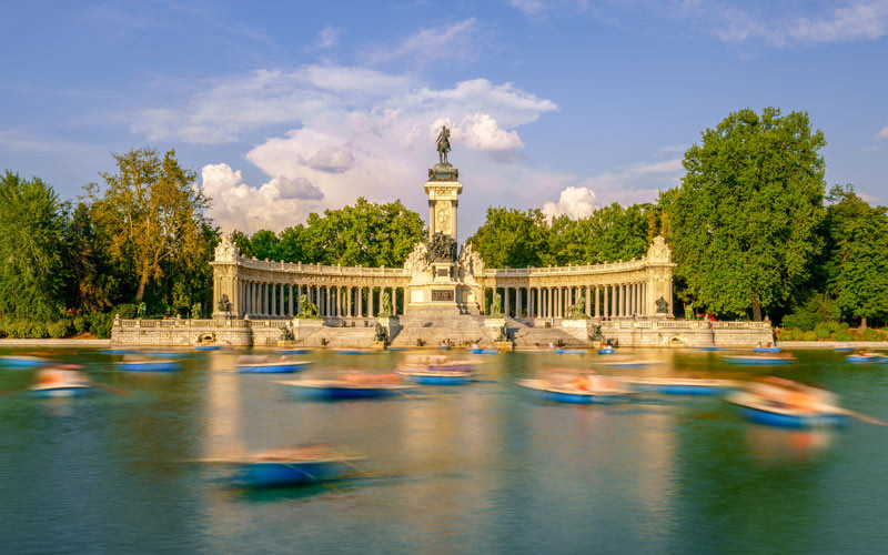 La beauté actuelle du Retiro contraste avec le drame vécu pendant la guerre civile