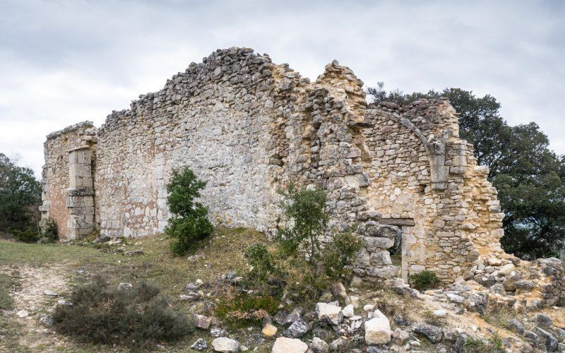 Ochate conserve encore les vestiges des maisons qui étaient autrefois habitées