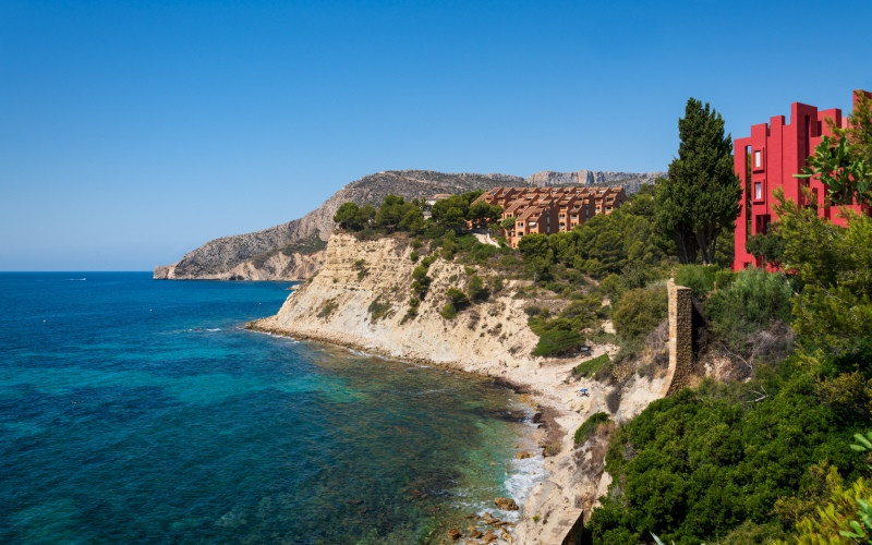 La Muraille Rouge à Calpe