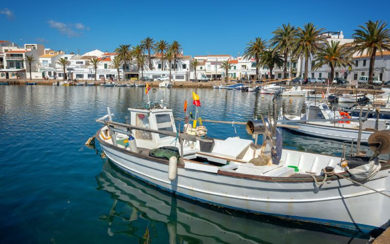 Le magnifique port de Fornells