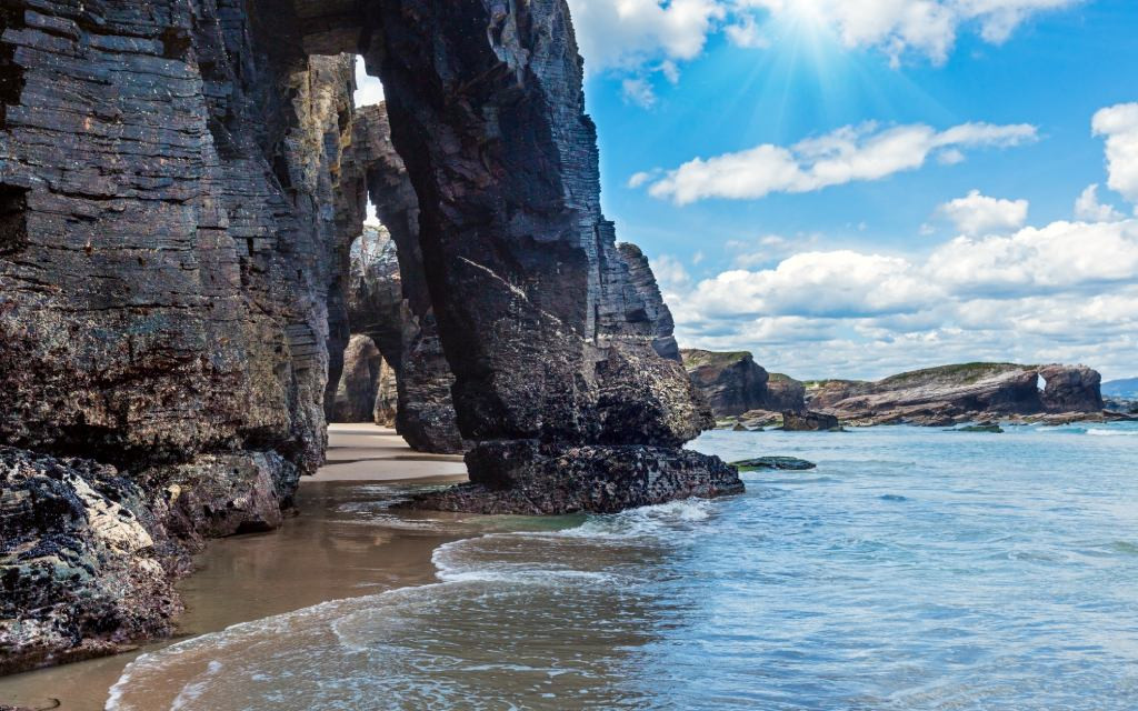 Plage des cathédrales