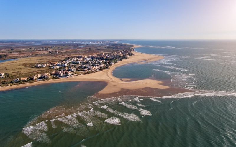 Plage d'Isla Canela, province de Huelva