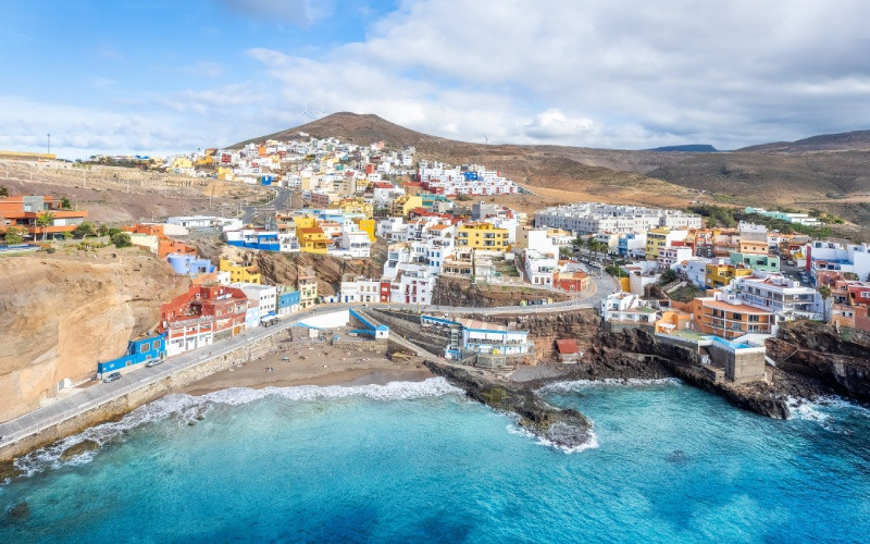 Plage Sardina sur l'île de Gran Canaria