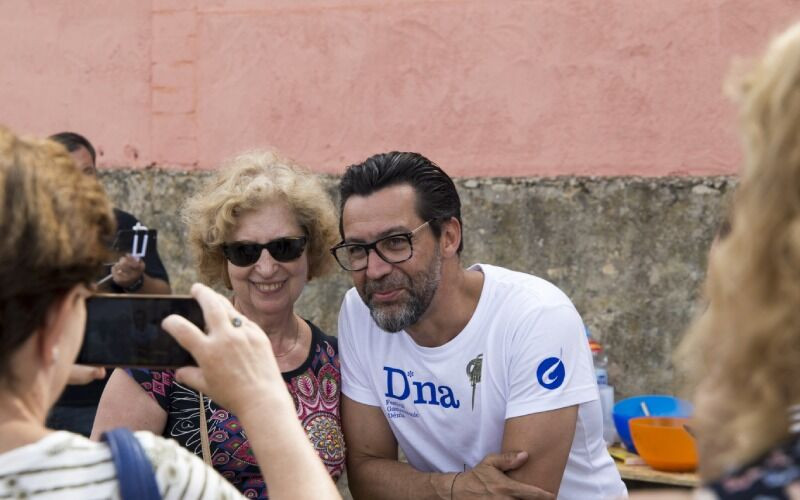 Le chef Quique Dacosta lors d'un événement culinaire à Dénia