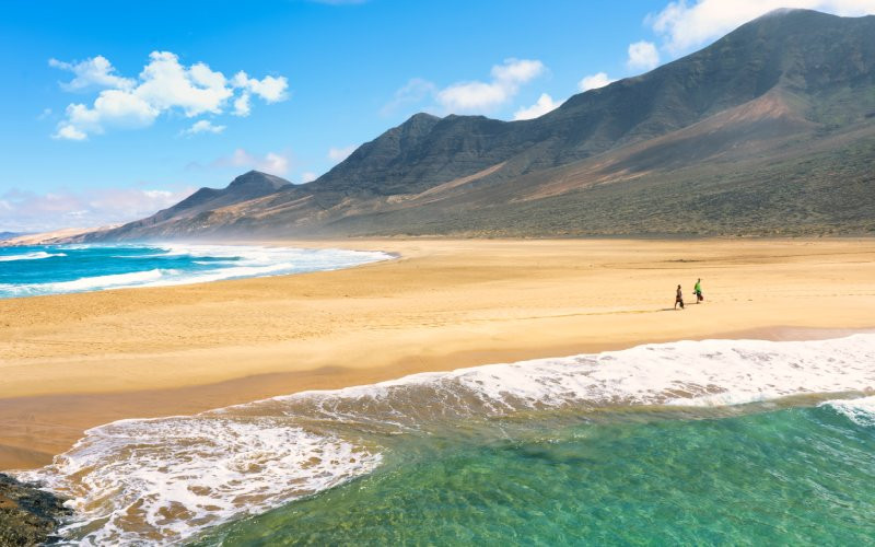 La plage de Cofete à Fuerteventura