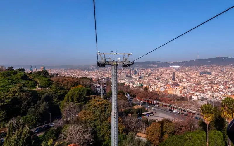 Vue aérienne d'une ville