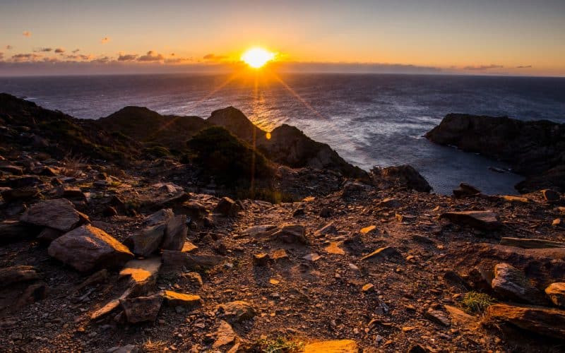 Coucher de soleil à Cap de Creus