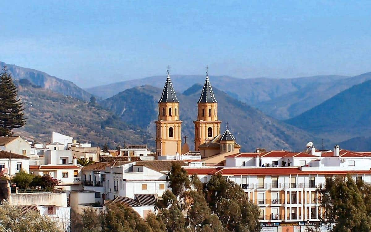 Órgiva, village de l'Alpujarra de Grenade