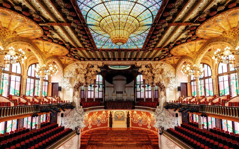 La salle de concert du Palau, que faire à Barcelone