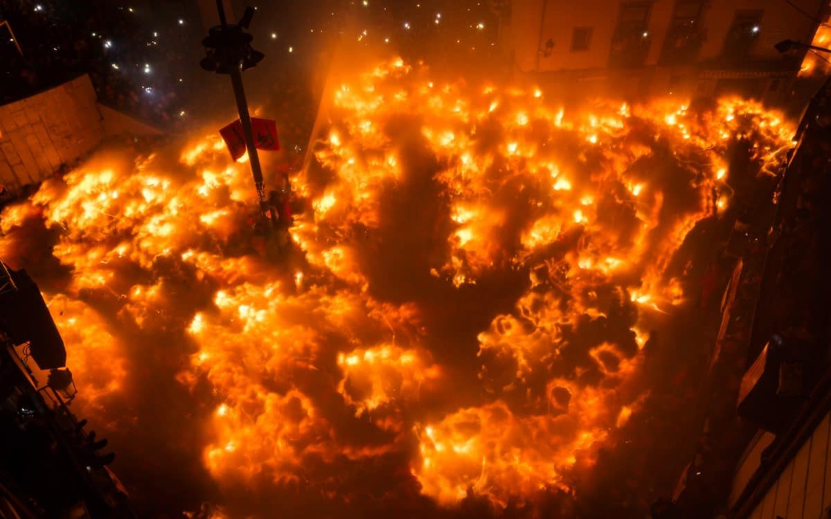 Fiesta de La Patum, Catalogne, Espagne