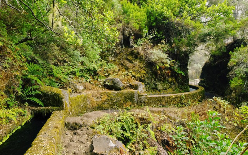 Départ du sentier Marcos et Cordero, à côté du canal