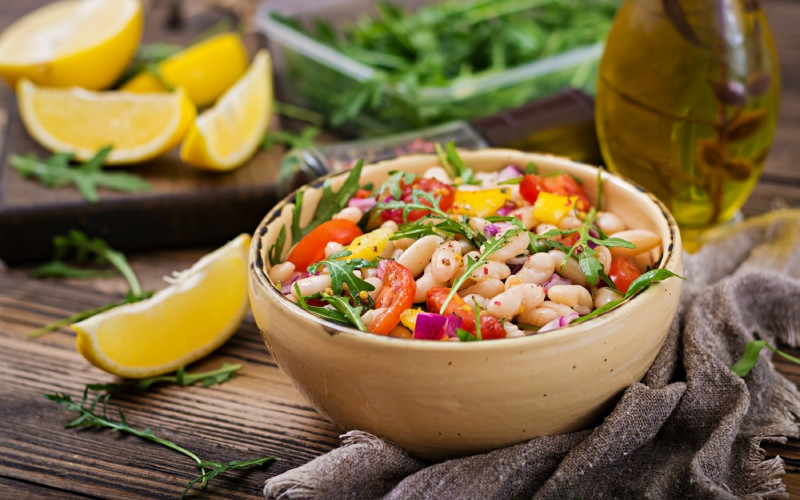 Salade de haricots blancs traditionnelle