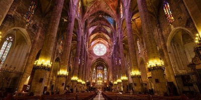 L’intérieur de la Cathédrale de Palma de Majorque