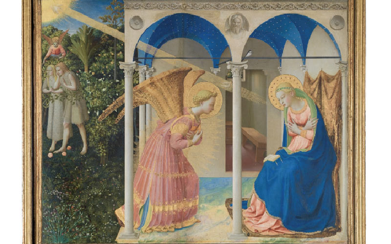 la anunciación de fra angelico