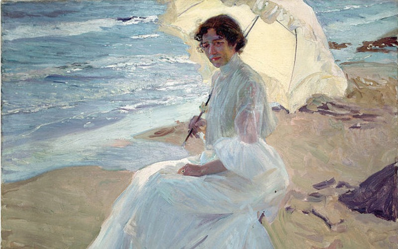 Clotilde sur la plage, Sorolla