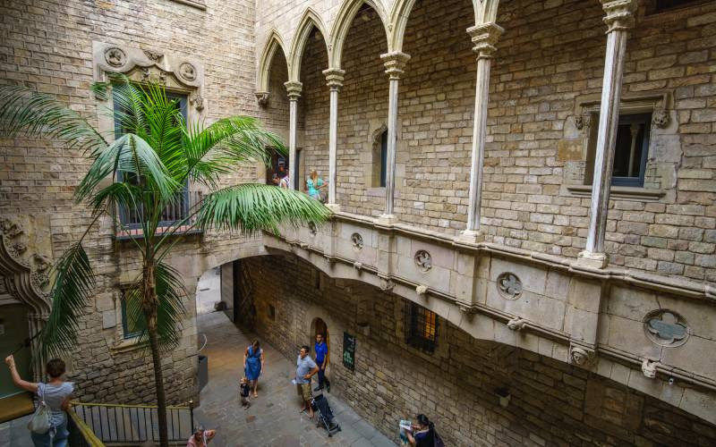 Cour intérieure du Musée Picasso de Barcelone