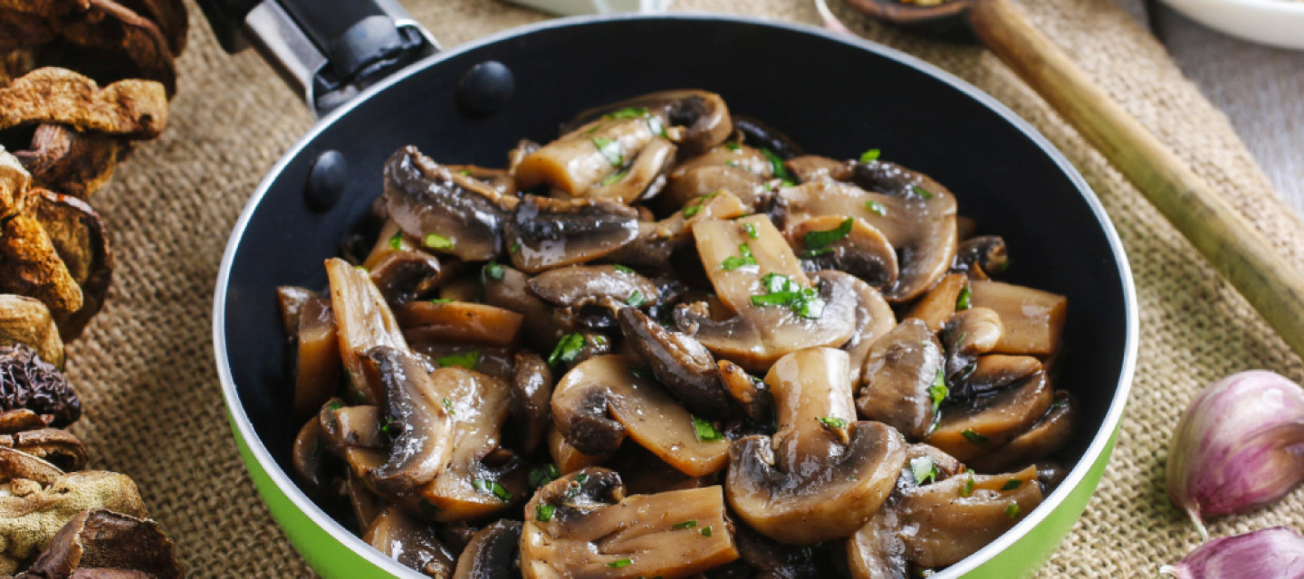 Recette de champignons à l'ail