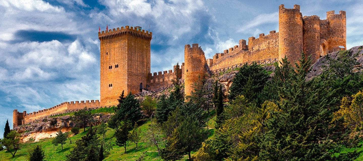 Panorámica del castillo de Peñaranda de Duero