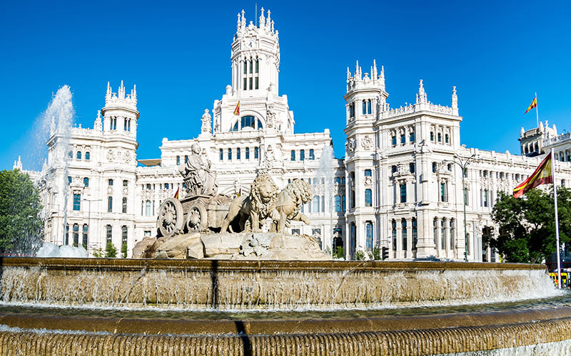 Fontaine de Cybèle et la Mairie de Madrid