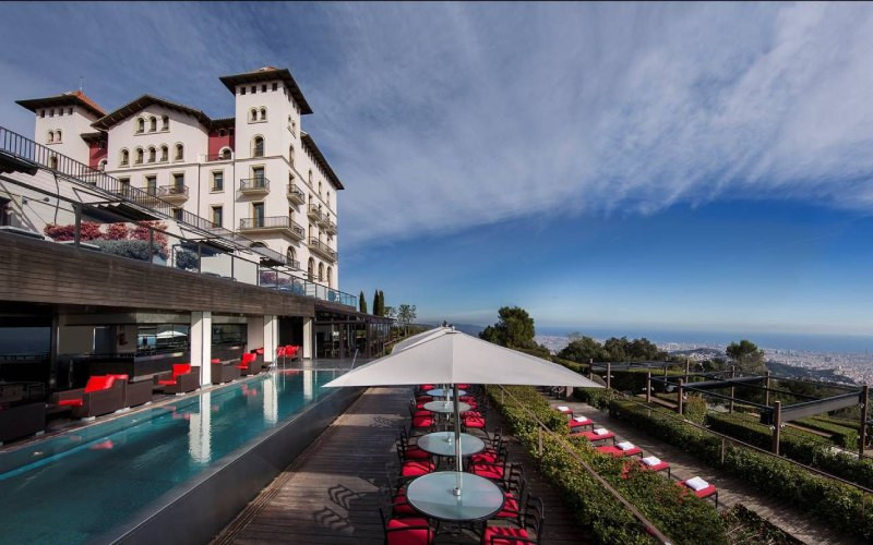 Extérieur et bâtiment du Gran Hotel La Florida