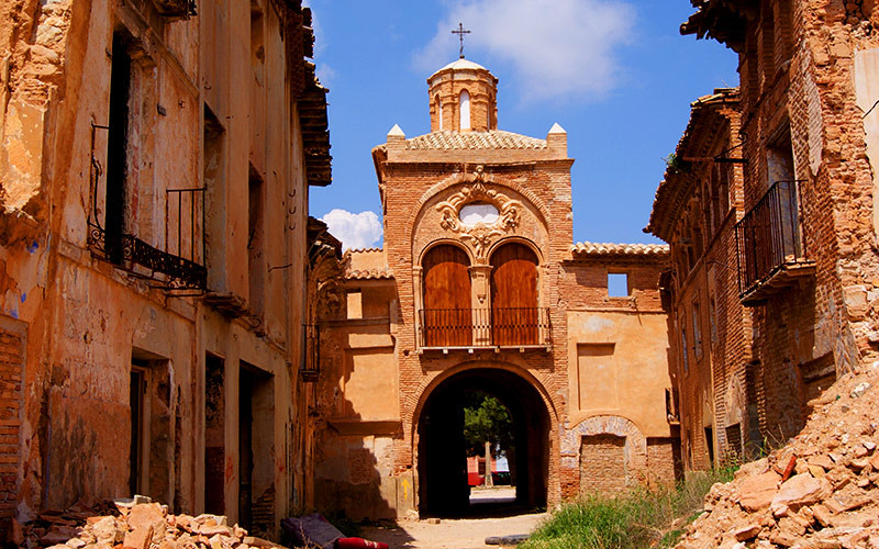 Vieux village de Belchite.