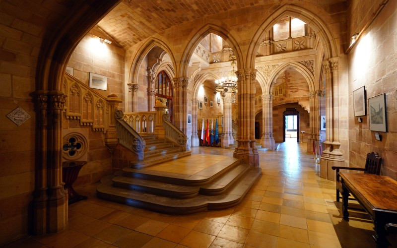 Intérieur du Palais de Sobrellano